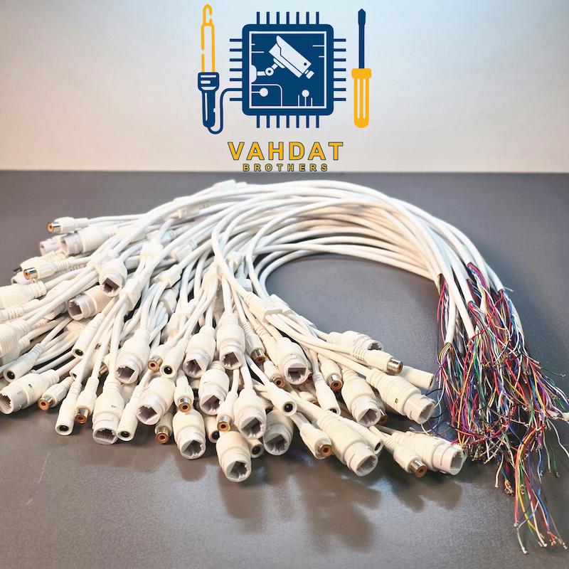 کابل IP میکروفون دار POE ساپورت(13رشته)