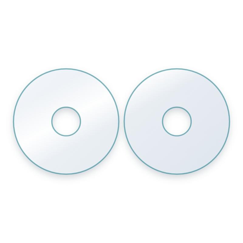 سیلیکون شیت اسکار گرد (یک جفت) (DermaFix)