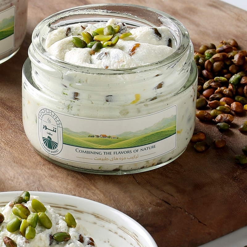 وی ریکوتا لیمویی شیشه بزرگ (Whey Ricotta)