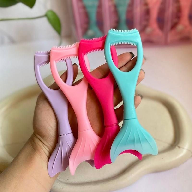 شابلون ریمل و خط چشم دو طرفه پری دریایی (درجه یک)