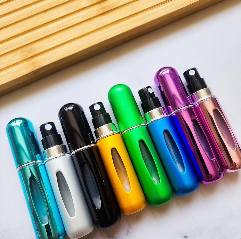 محفظه نگهدارنده عطر اتومایزر حجم ۵ میلی لیتر 