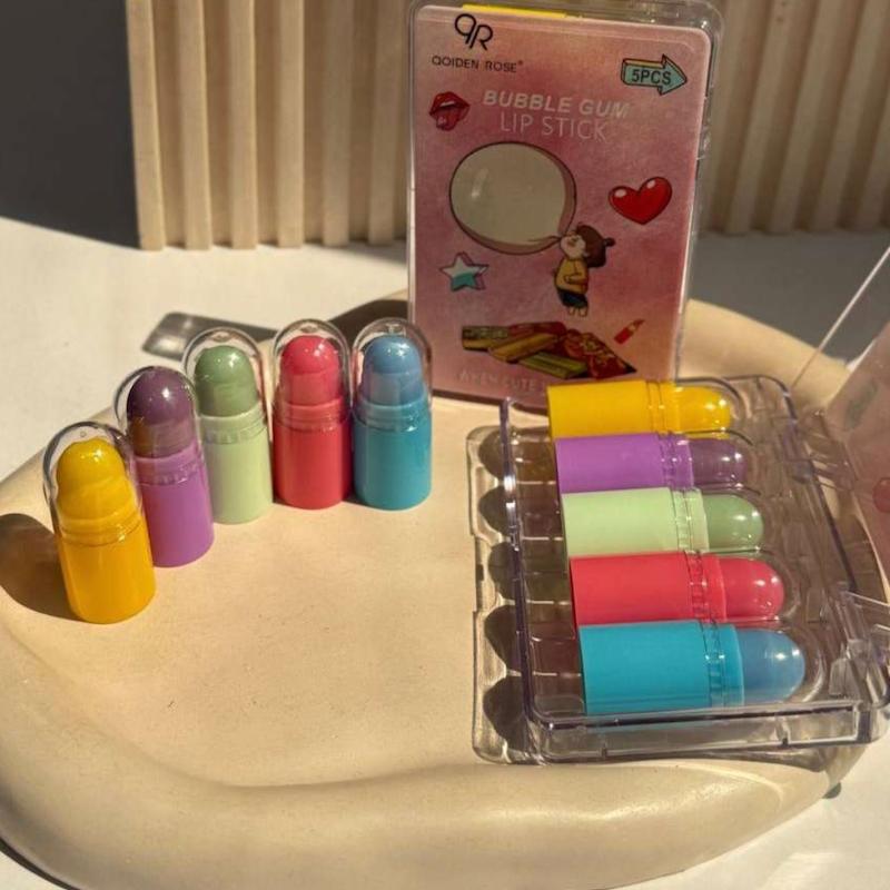 پک بالم لب مینی کیودن رز مدل آدامس بادکنکی ۵ عددی