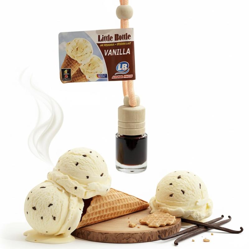 آویز خوشبو کننده خودرو مدل بستنی وانیلی