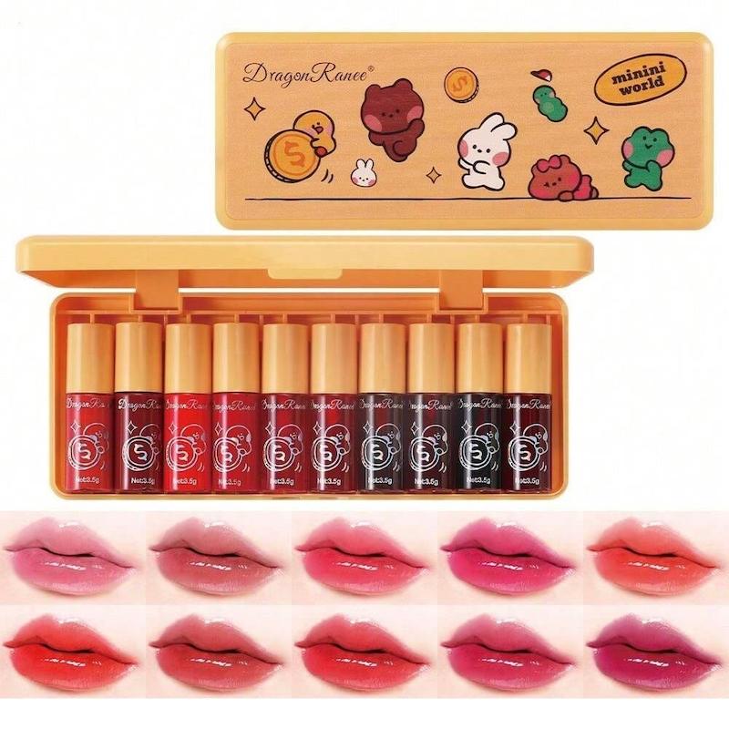 پک تینت و رژلب دراگون رانی مدل خرسی ۱۰ عددی