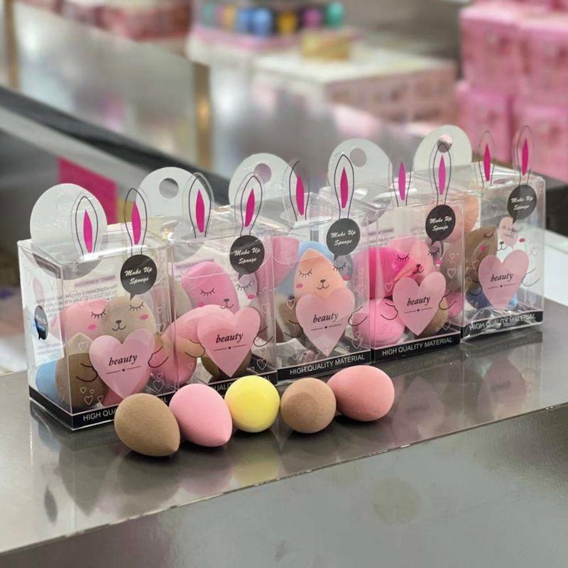 پک بیوتی بلندر (پد تخم مرغی) کانسیلر ۵ عددی Miss Mistry