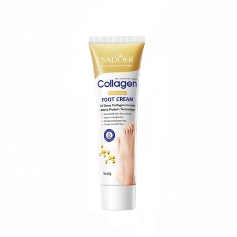 کرم ترک پا کلاژن سادور ضد پیری اورجینال حجم ۶۰ میلی لیتر Sadoer Collagen Anti-Aging Foot Cream
