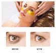 پچ زیر چشم ورقه ای طلا و خاویار بیوآکوا وزن ۷.۵ گرم Golden Caviar Eye Mask