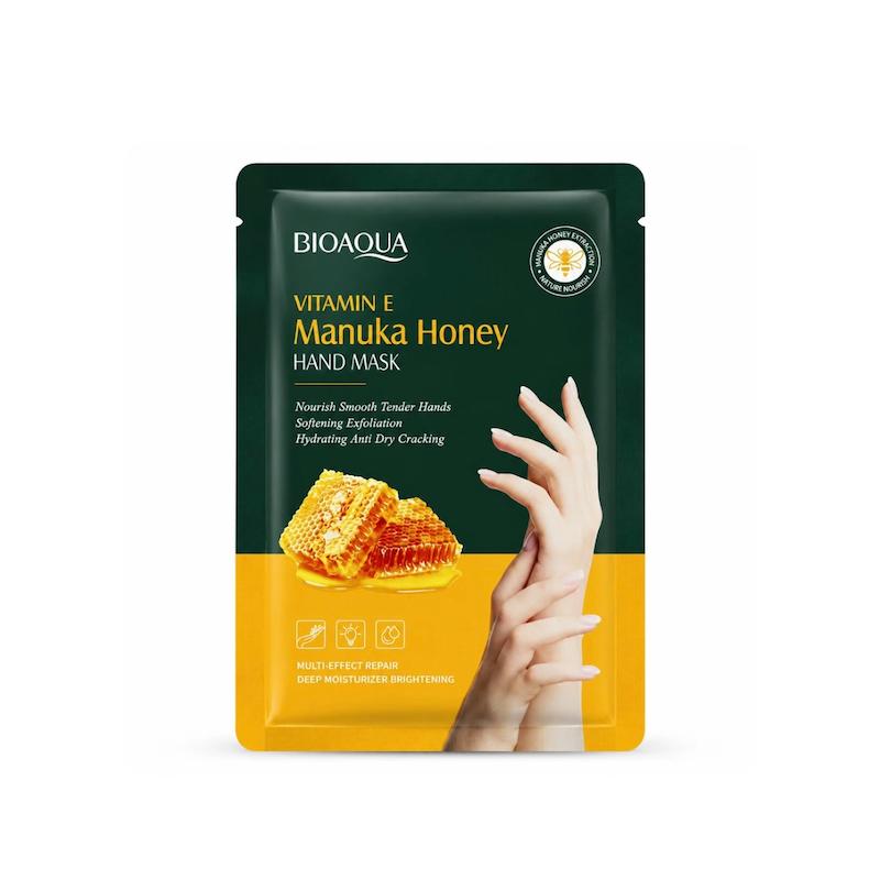 ماسک دست عسل حاوی ویتامین E بیوآکوا حجم ۳۵ میلی لیتر Manuka Honey Hand Mask