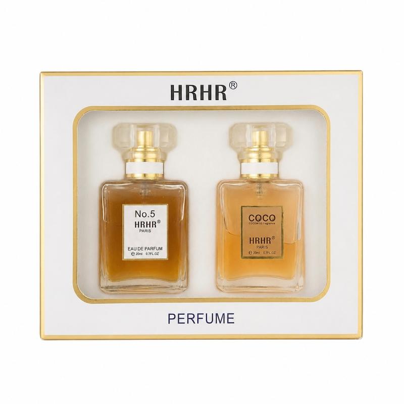 پک عطر کوکو شنل ادوپرفیوم زنانه ۴۰ میلی لیتر ۲ عددی HRHR Coco Chanel Perfume Gift Set 2×20ml