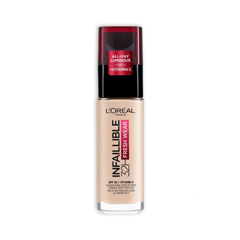 کرم پودر ۳۲ ساعته اینفالیبل لورال حاوی ویتامین سی Loreal Infallible 32H 30ml