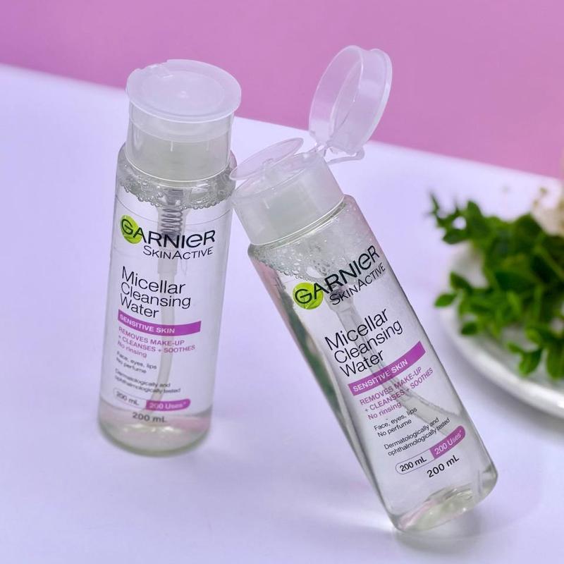 محلول پاک کننده آرایش میسلار واتر گارنیر حجم ۲۰۰ میلی لیتر Garnier Micellar Cleansing Water