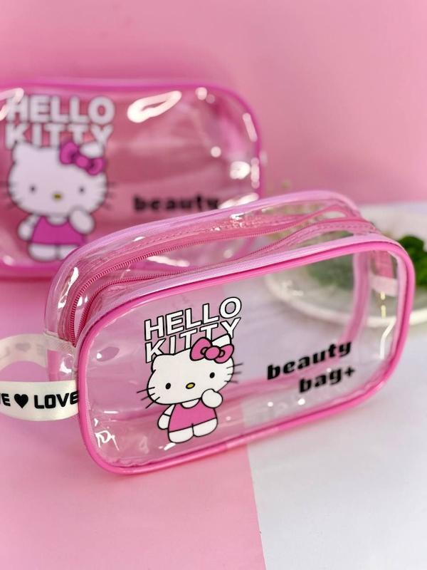 کیف آرایشی واش بگ هلو کیتی سایز بزرگ Hello Kitty Large Makeup Wash Bag