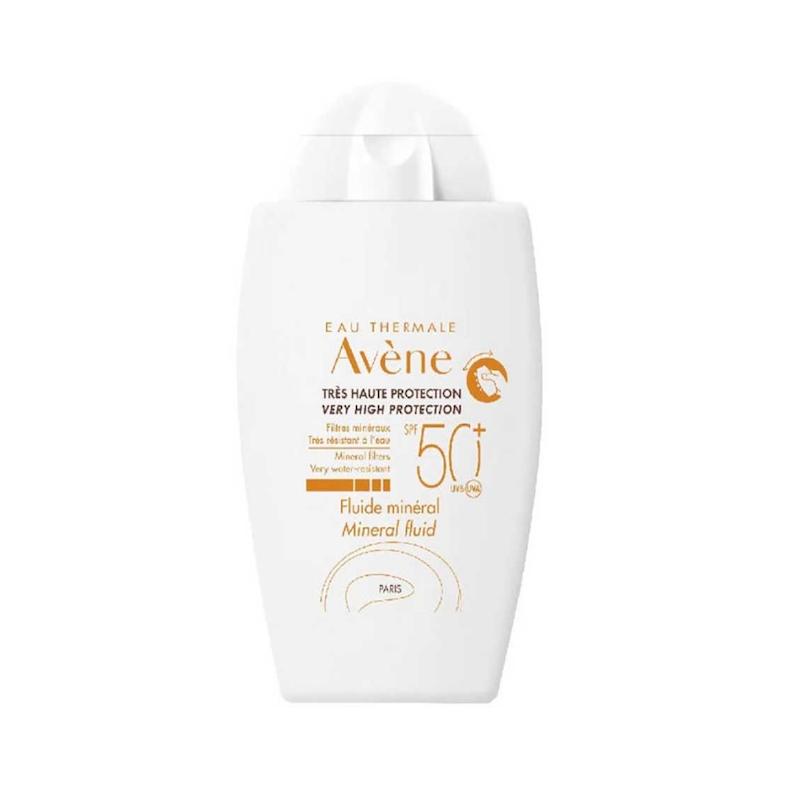 فلوئید ضد آفتاب مینرال اون SPF50+ بی رنگ حجم ۴۰ میلی‌ لیتر Avène Mineral Fluid SPF50+ 40ml