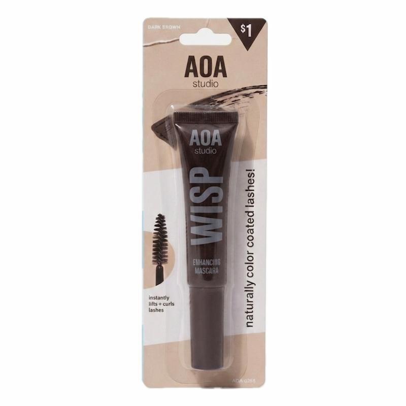 ریمل حجم‌ دهنده قهوه‌ای AOA اصل آمریکا حجم ۱۲ میلی‌لیتر  AOA Studio Brown Volumizing Mascara 