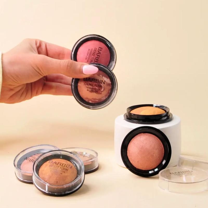 رژگونه و سایه چشم پودری باربین Barbin Powder Blush & Eyeshadow