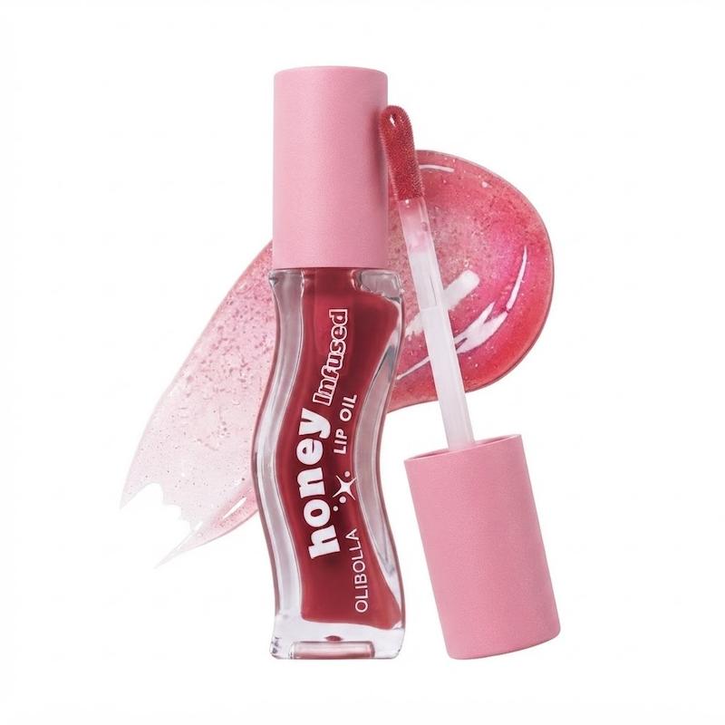 لیپ گلاس گیسو شاین دار اولیبولا Olibolla Honey Infused Glossy Plump Lip Oil 