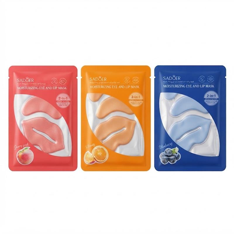 پچ ماسک چشم و لب سادور دو کاره SADOER Eye and Lip Mask Set