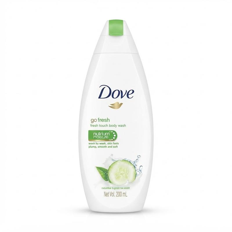 شامپو بدن داو Dove مدل خیار و چای سبز Dove Cucumber & Green Tea Body Wash