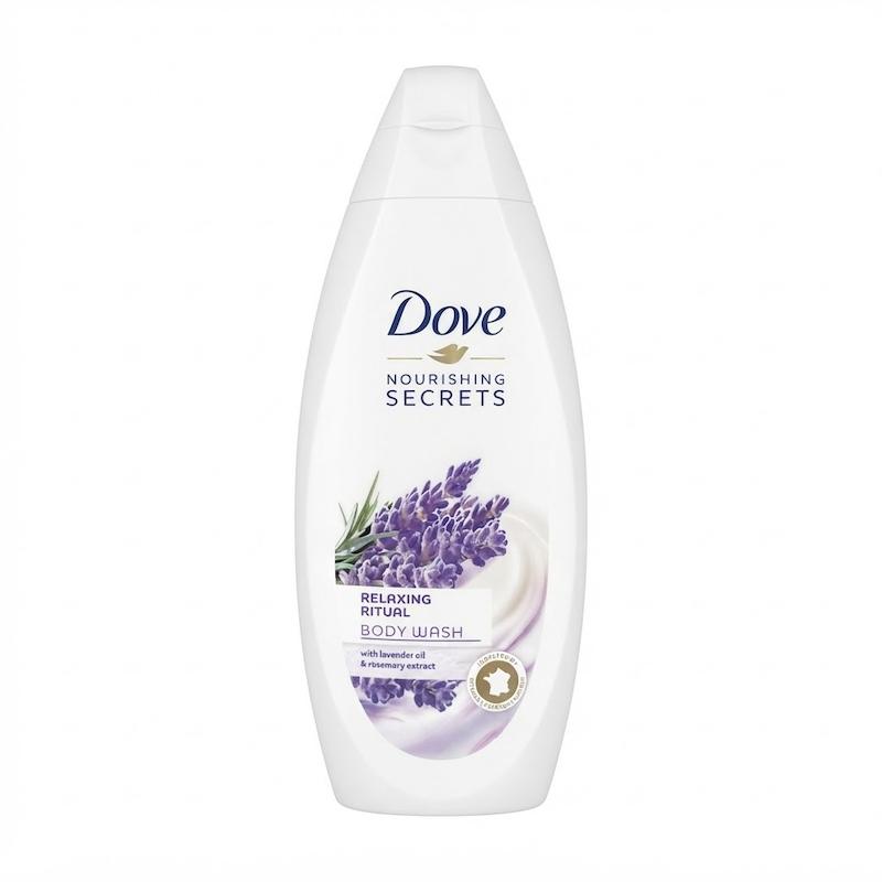 شامپو بدن داو Dove مدل اسطخدوس و رزماری Dove Lavender Oil & Rosemary Body Wash