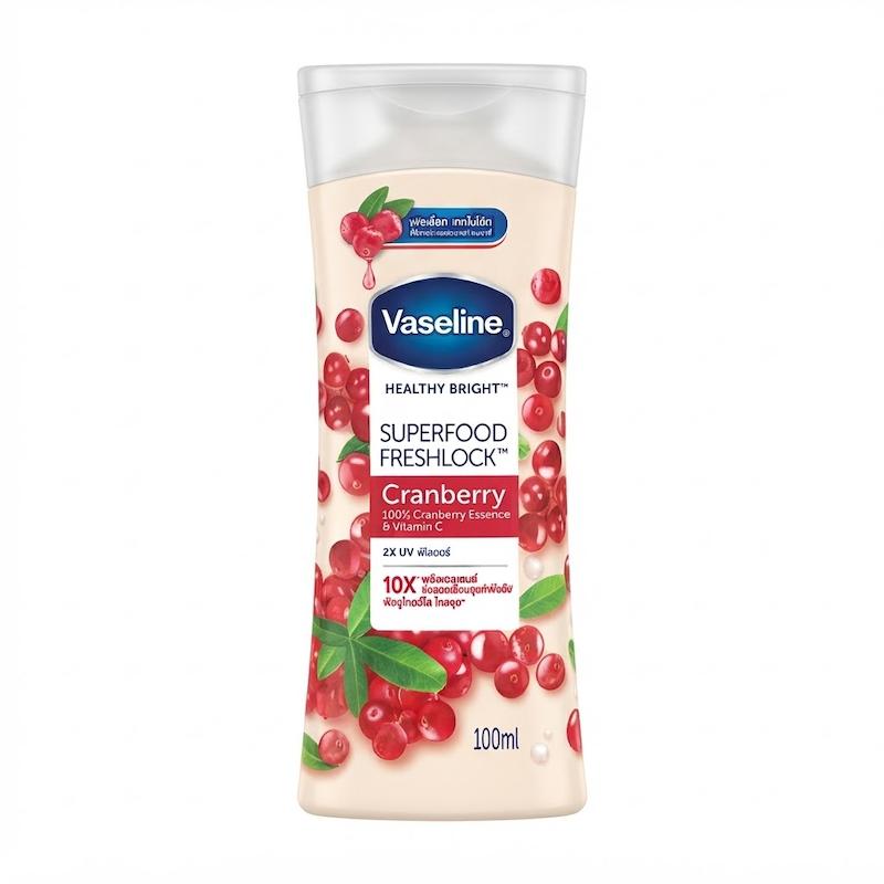 لوسیون بدن وازلین مدل کرنبری Vaseline Cranberry Body Lotion 