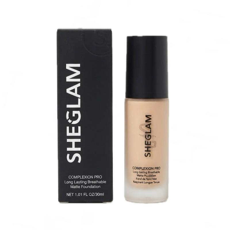کرم پودر مات شیگلم مدل Complexion Pro حجم ۳۰ میلی ‌لیتر  SHEGLAM Complexion Pro Long-Lasting Breathable Matte Foundation