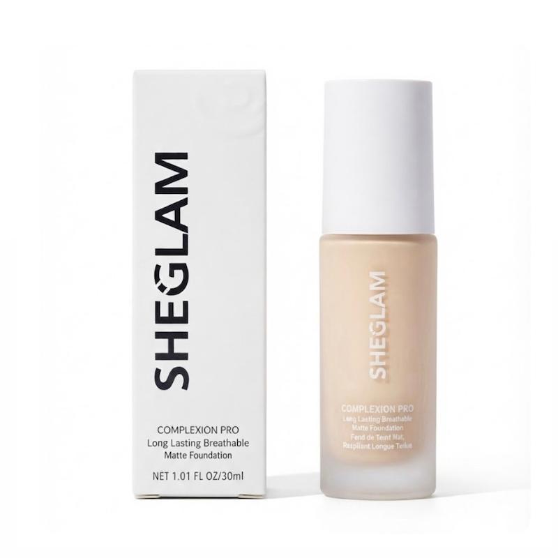 کرم پودر آبرسان شیگلم مدل Complexion Pro مناسب پوست خشک و نرمال حجم ۳۰ میلی‌لیتر  SHEGLAM Complexion Pro Hydrating Foundation 