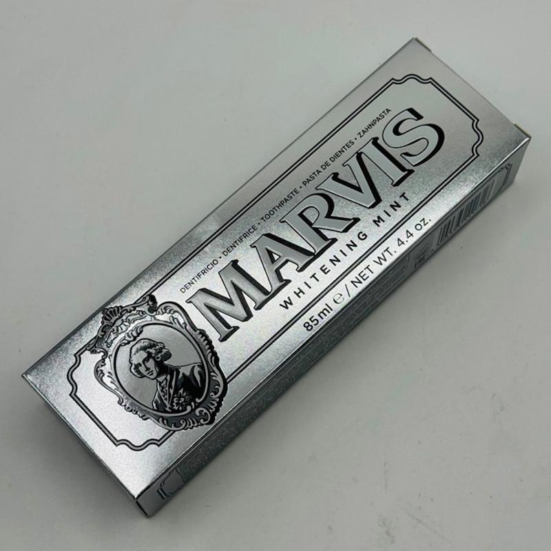 خمیردندان نقره‌ای مارویس Whitening سفیدکننده Marvis Whitening