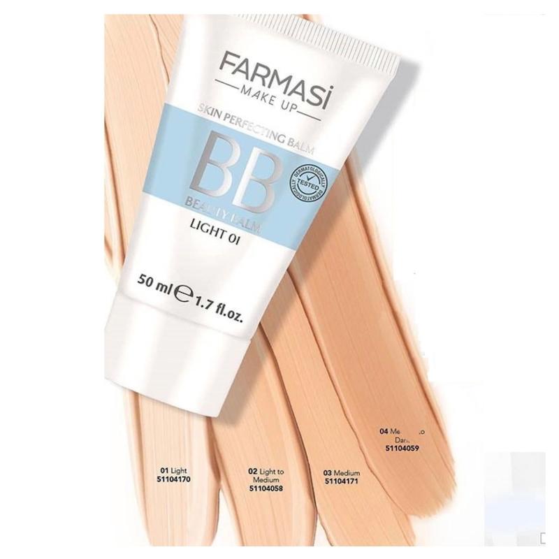 بی بی کرم فارماسی spf 15 حجم ۵۰ میلی لیتر Farmasi BB Cream