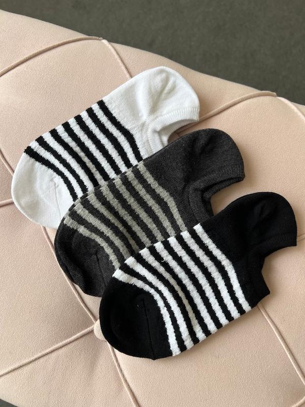 جوراب مچی زیر قوزک راه راه