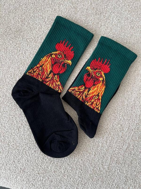 جوراب ساقدار خروس یشمی