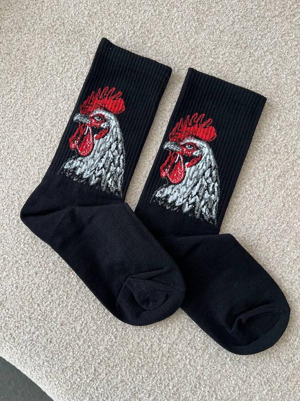 جوراب ساقدار خروس مشکی