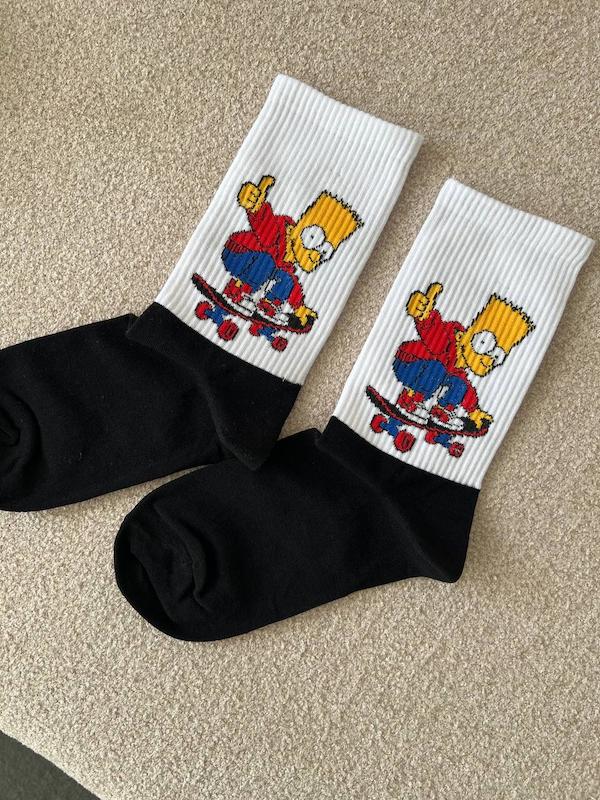 جوراب ساقدار سیمپسون اسکیت برد