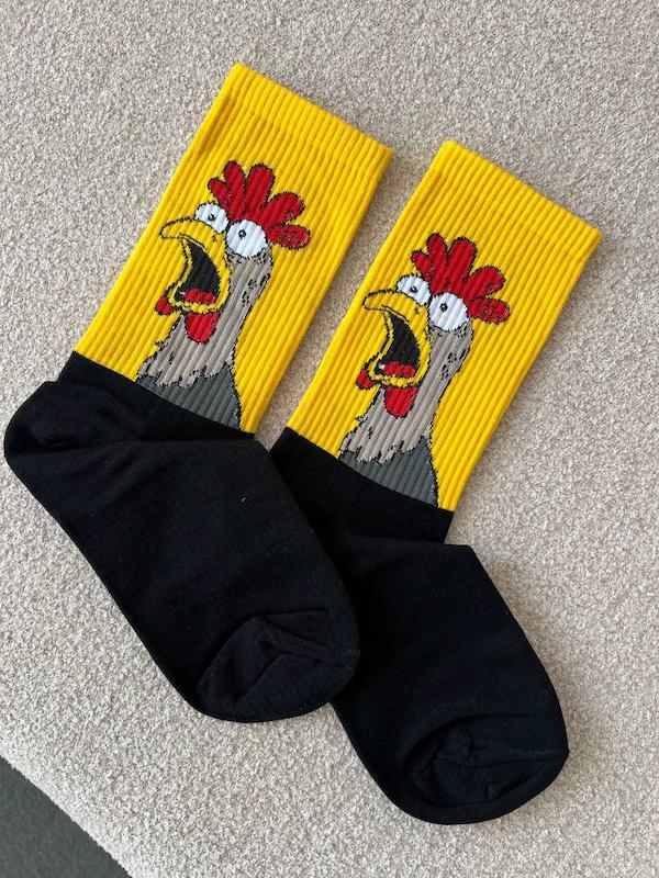 جوراب ساقدار خروس ترسیده🤣