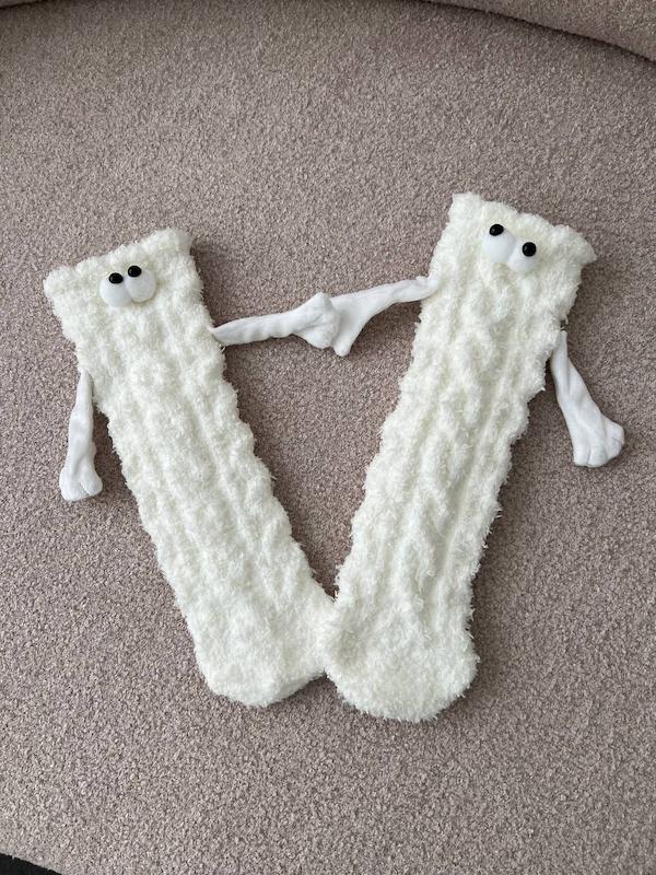 جوراب دوستی پشمی اورجینال سفید