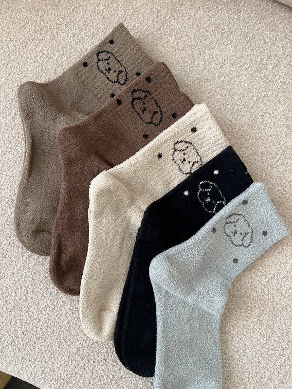 جوراب ساقدار پشمی اورجینال هاپو