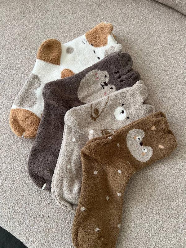 جوراب ساقدار پشمی اورجینال سنجاب