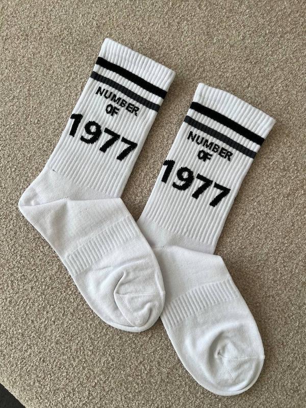 جوراب ساقدار ۱۹۷۷ سفید