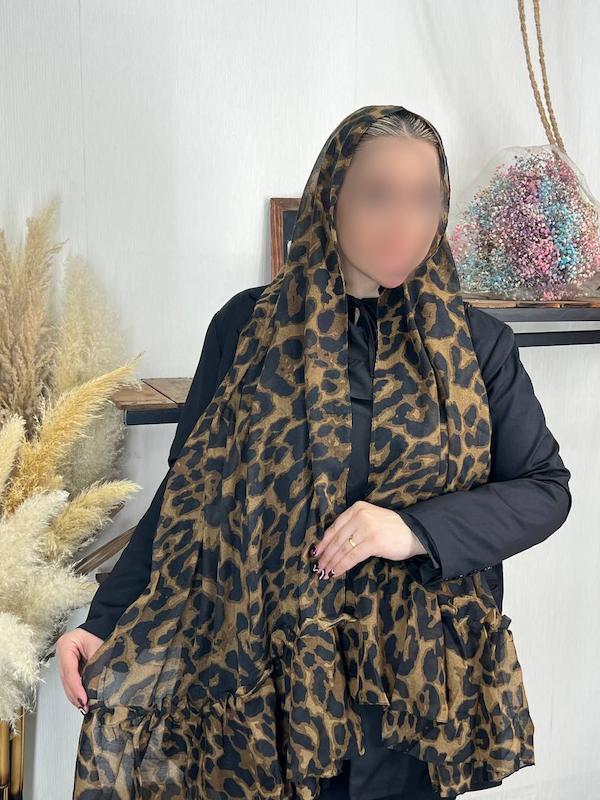 شال دامنی پلنگی