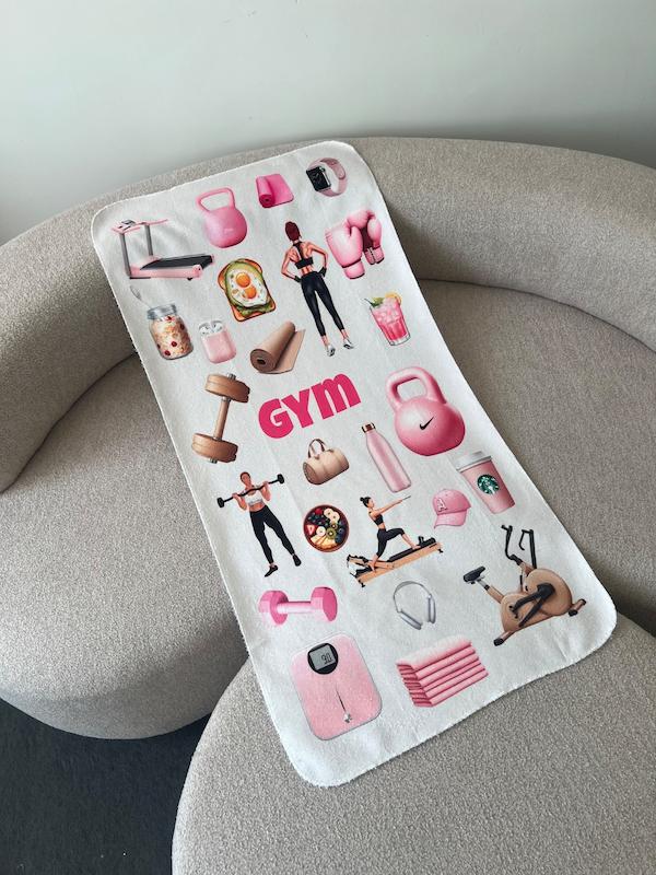 حوله باشگاهی GYM صورتی 