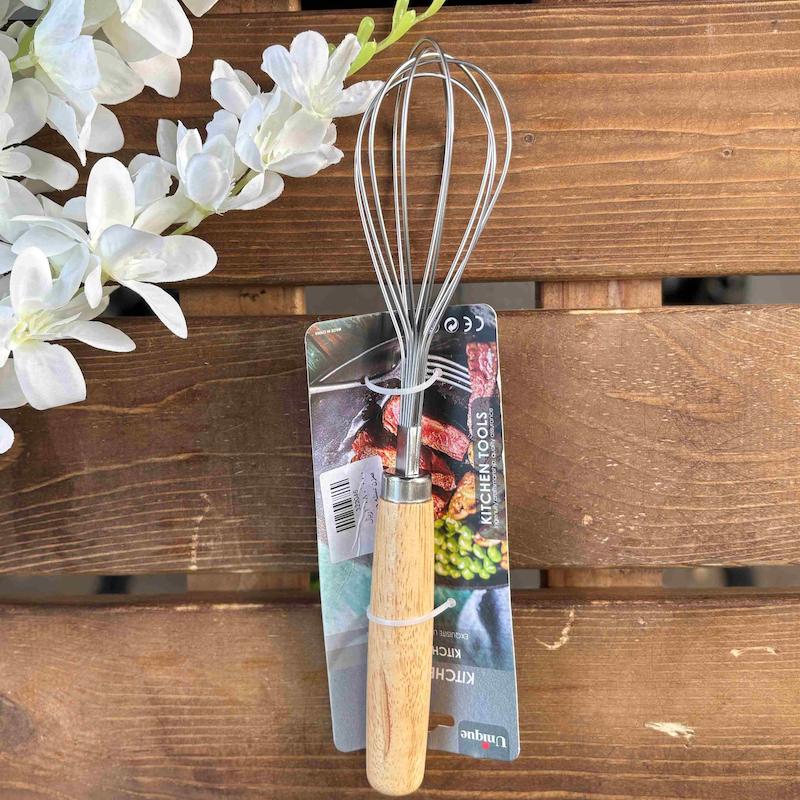 همزن دسته چوبی