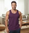 زیرپوش رکابی مردانه بنفش بادمجانی  تارادیس