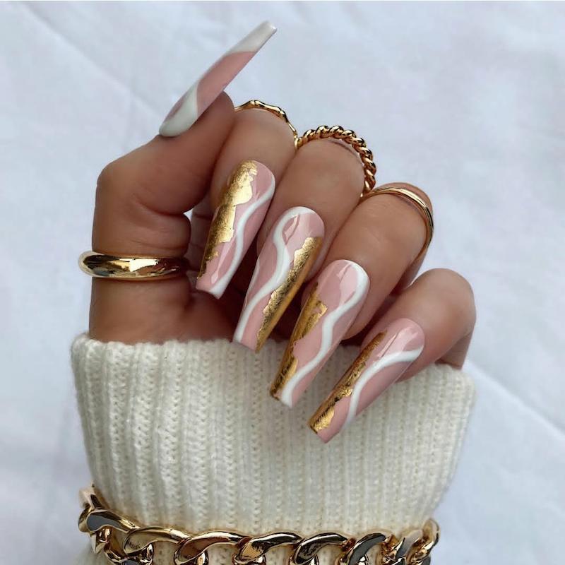 طرح لاینر نود طلایی01