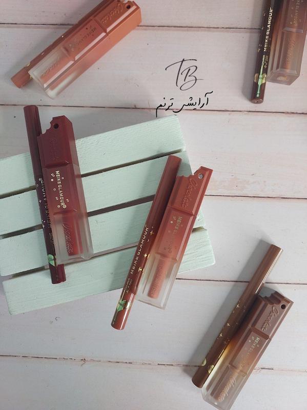 ست دوتایی رژ و خط لب