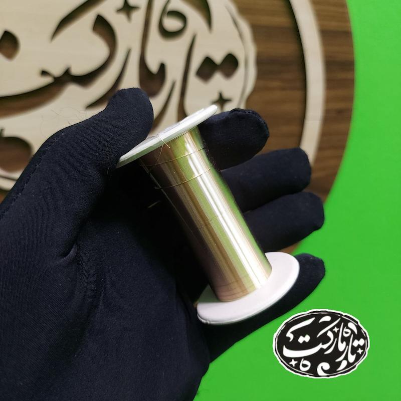 قرقره سیم زرد تار و سه‌تار سایز ۰۱۸ Bedra آلمان