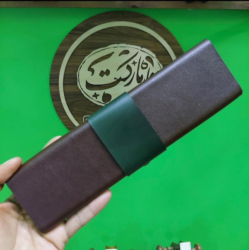 جعبه مضراب سنتور چرم طبیعی
