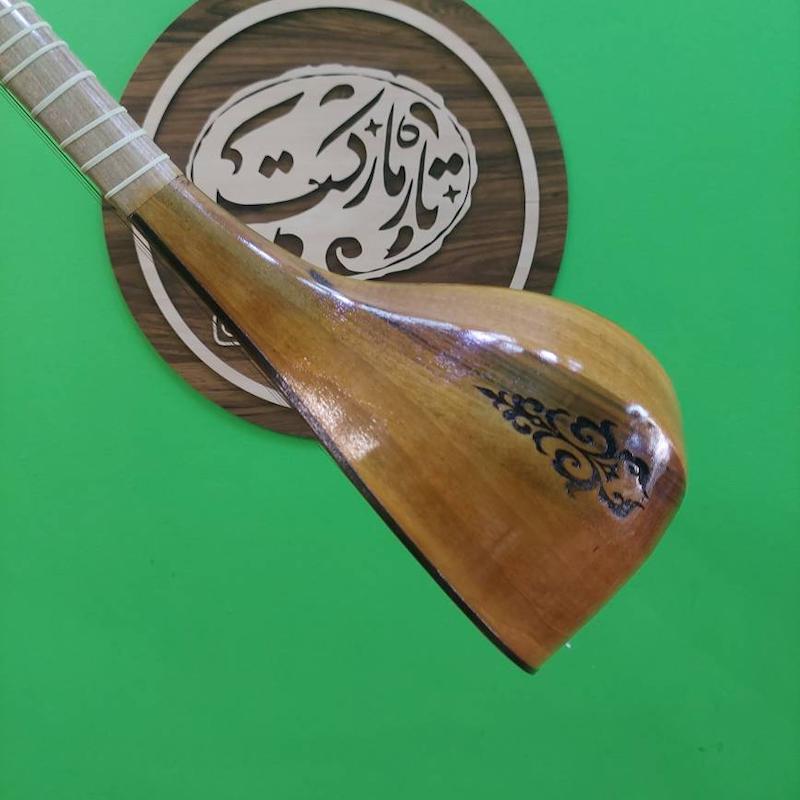 سه تار صوفی   با طرح سوخته نگاری