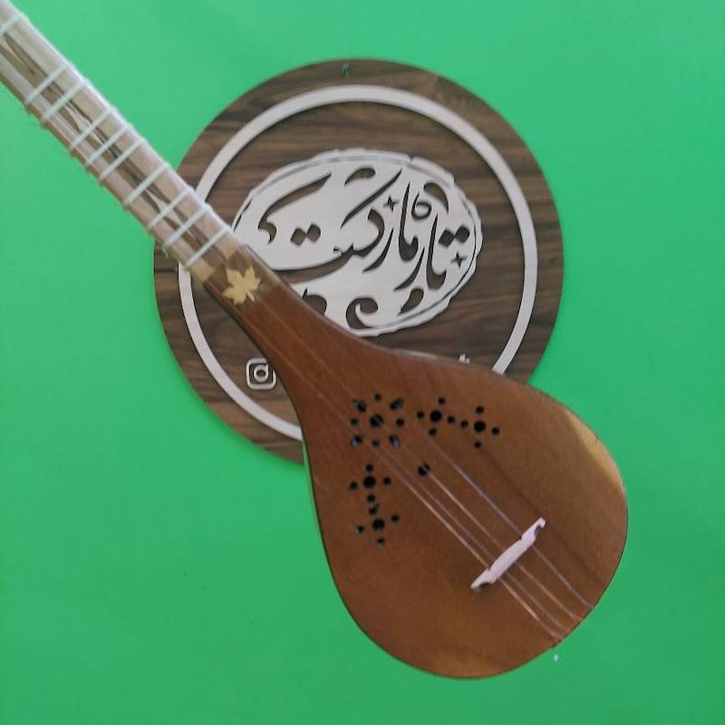 سه تار صوفی   با طرح سوخته نگاری