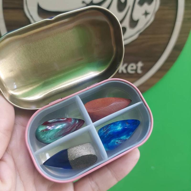 جعبه مضراب چهارخانه درب لولایی طرح  L1