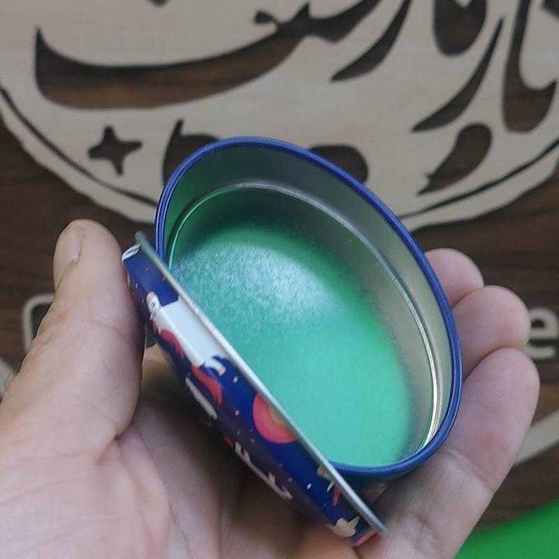 جعبه مضراب فلزی بیضی