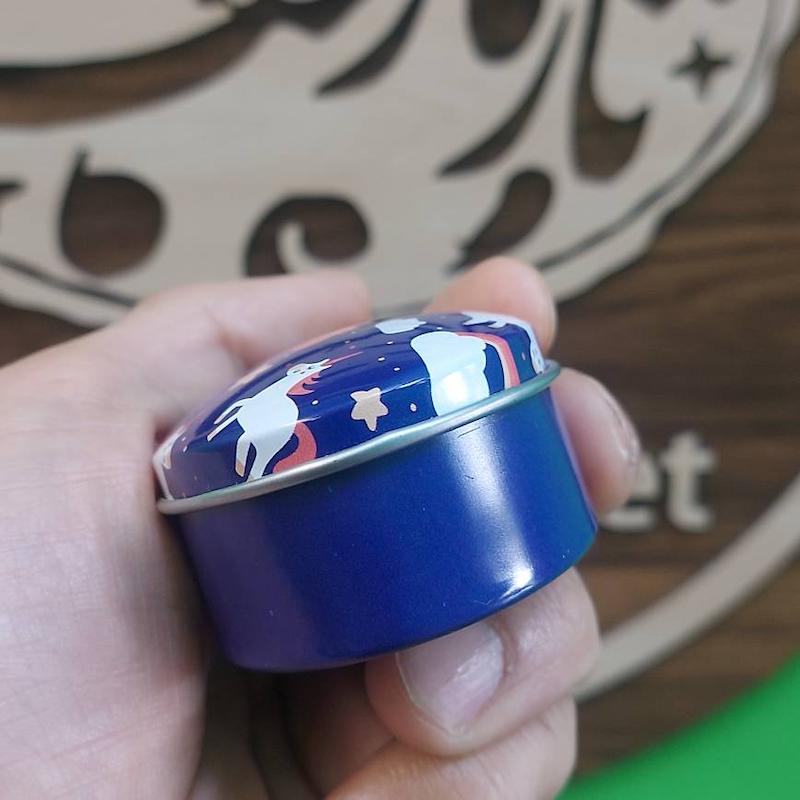 جعبه مضراب فلزی بیضی